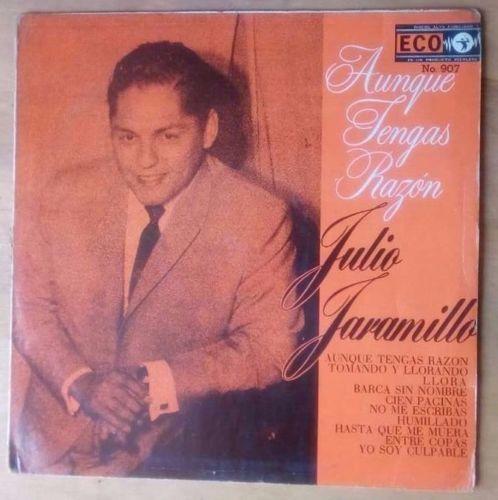Portada de Álbum "Aunque Tengas Razon", de Julio Jaramillo