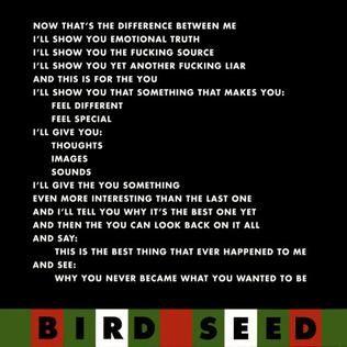 Portada de Álbum "Bird Seed", de Whitehouse