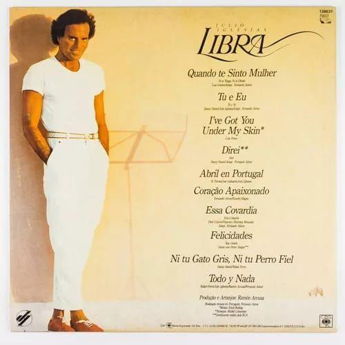 Album cover of "Libra Brasil" by Julio Iglesias