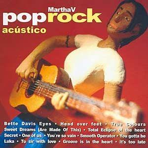 Capa do Álbum "Pop Rock Acústico", de MarthaV