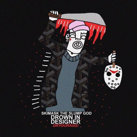 Portada de Álbum "Drown In Designer", de Ski Mask The Slump God