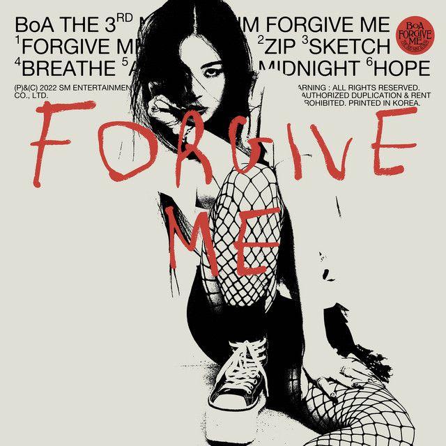 Portada del álbum "Forgive Me", de BoA