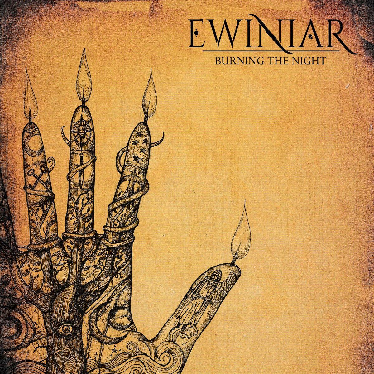 Portada de Álbum "Burning The Night", de Ewiniar