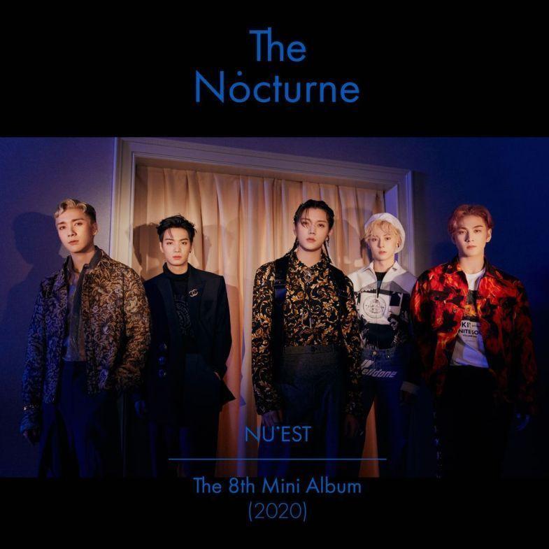 Portada del álbum "The Nocturne", de NU'EST