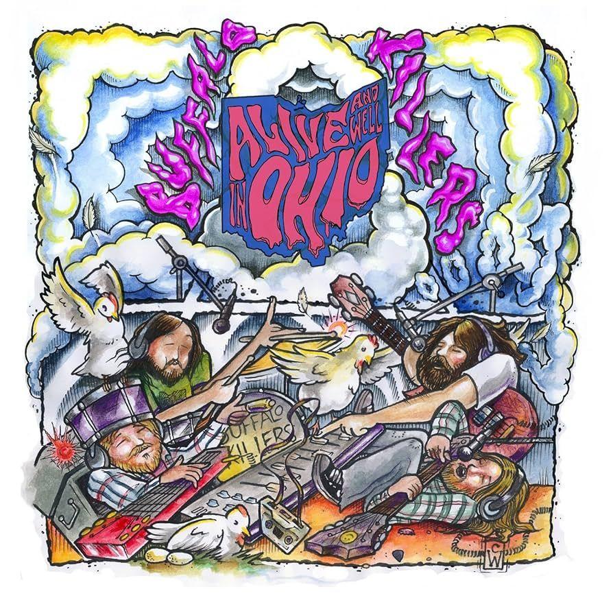 Capa do Álbum "Alive And Well In Ohio", de Buffalo Killers