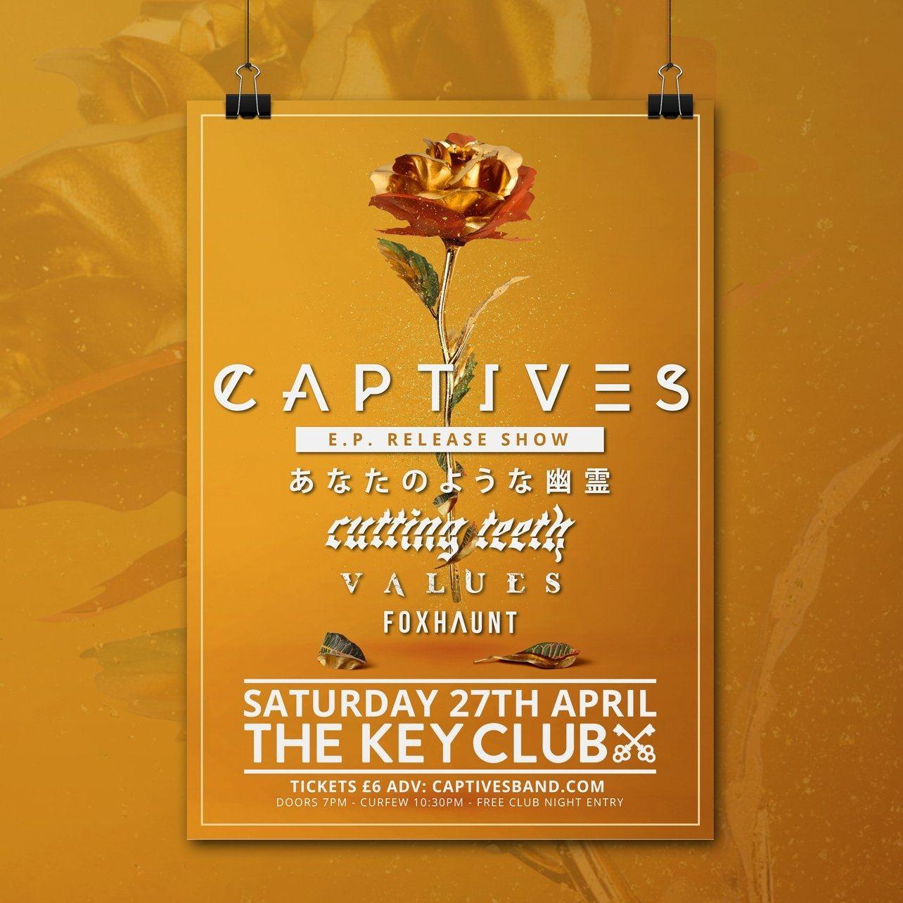 Portada de Sencillo/EP "Ghost Like You", de Captives