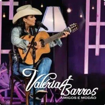 Portada de Álbum "Amigos e Modão", de Valéria Barros