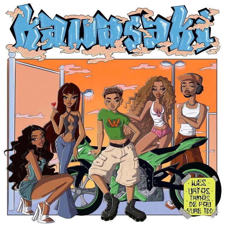 Capa do Single/EP "KAWASAKI 2.0 (part. Yure IDD, Irmãs de Pau e Urias)", de Wes