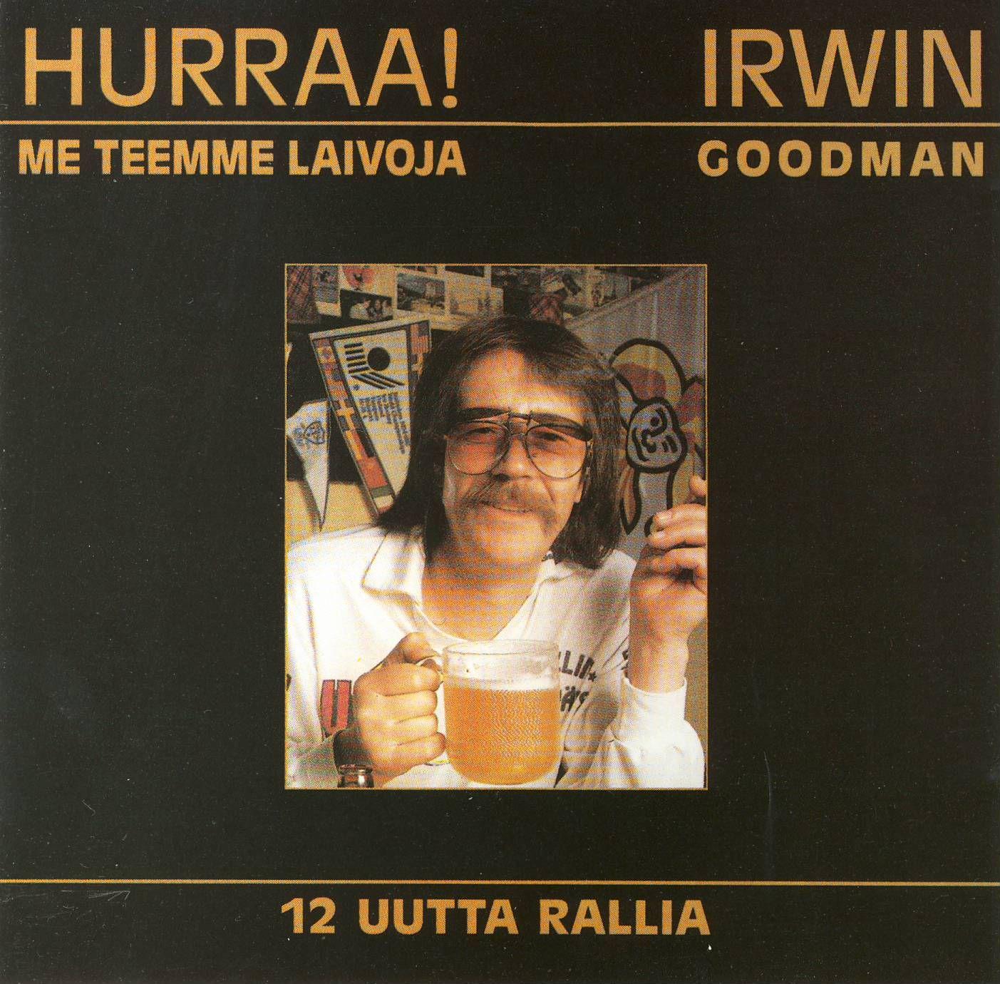 Capa do Álbum "Hurraa! Me Teemme Laivoja", de Irwin Goodman