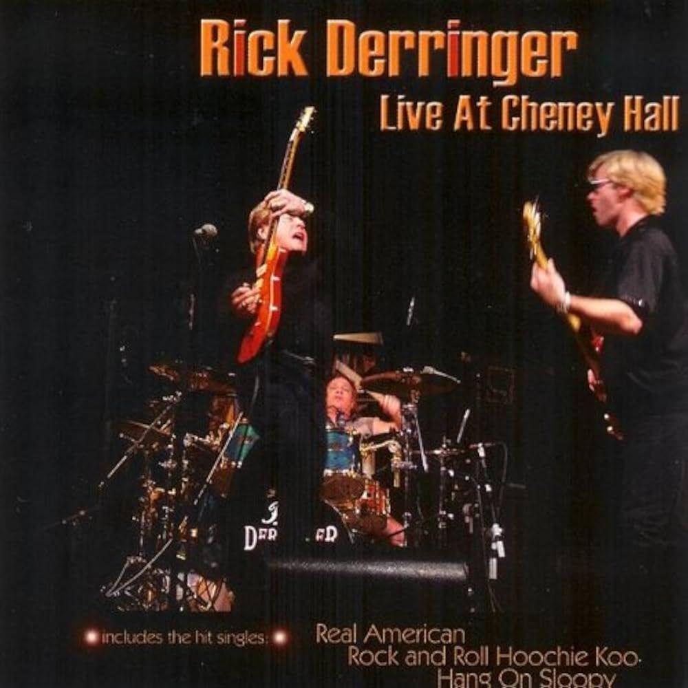 Album cover of "Live At Cheney Hall" by Rick Derringer