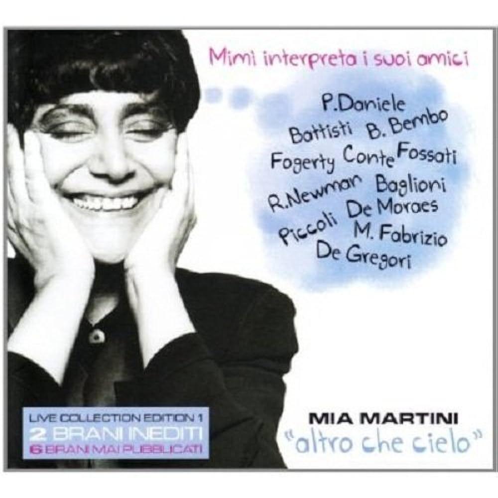 Portada de Álbum "Altro Che Cielo", de Mia Martini