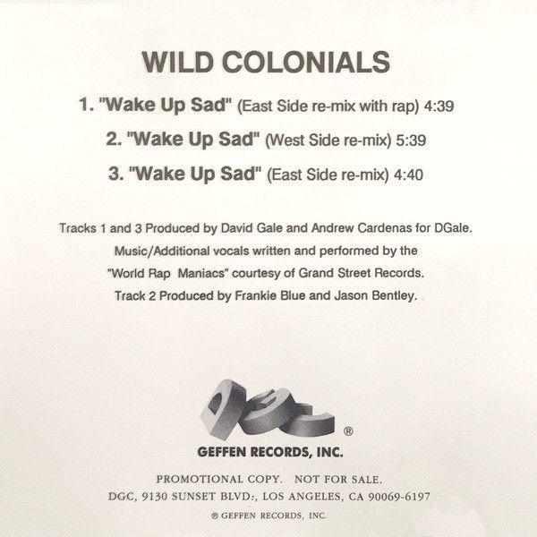 Portada de Sencillo/EP "Wake Up Sad (Remixes)", de Wild Colonials