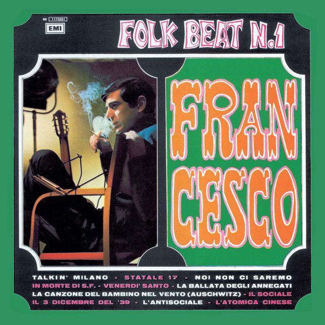 Portada de Álbum "Folk Beat N. 1", de Francesco Guccini