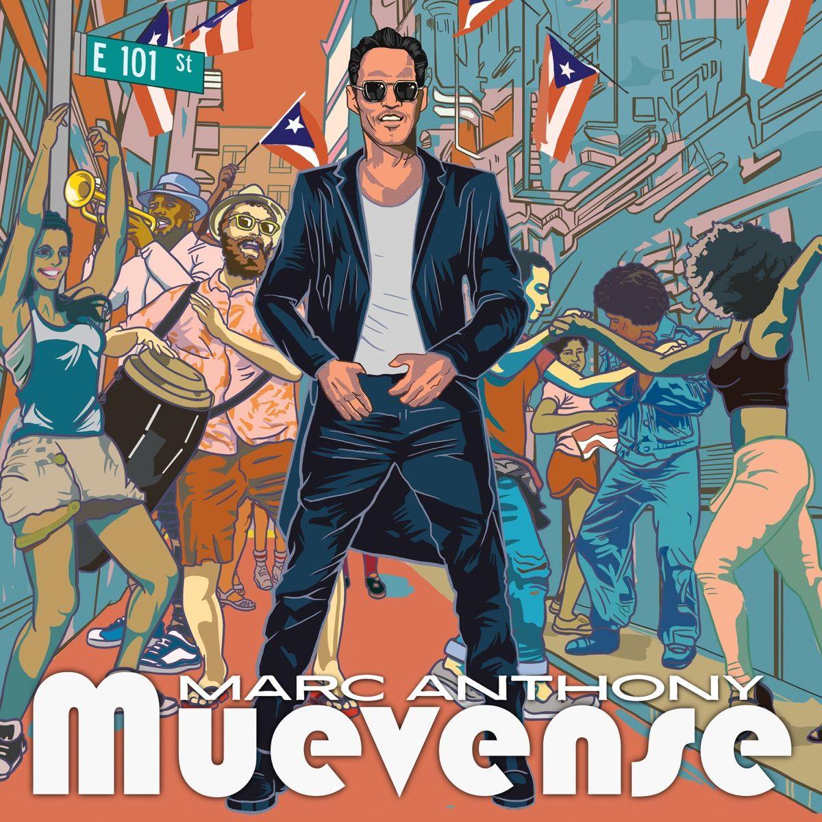 Capa do álbum "MUEVENSE", de Marc Anthony