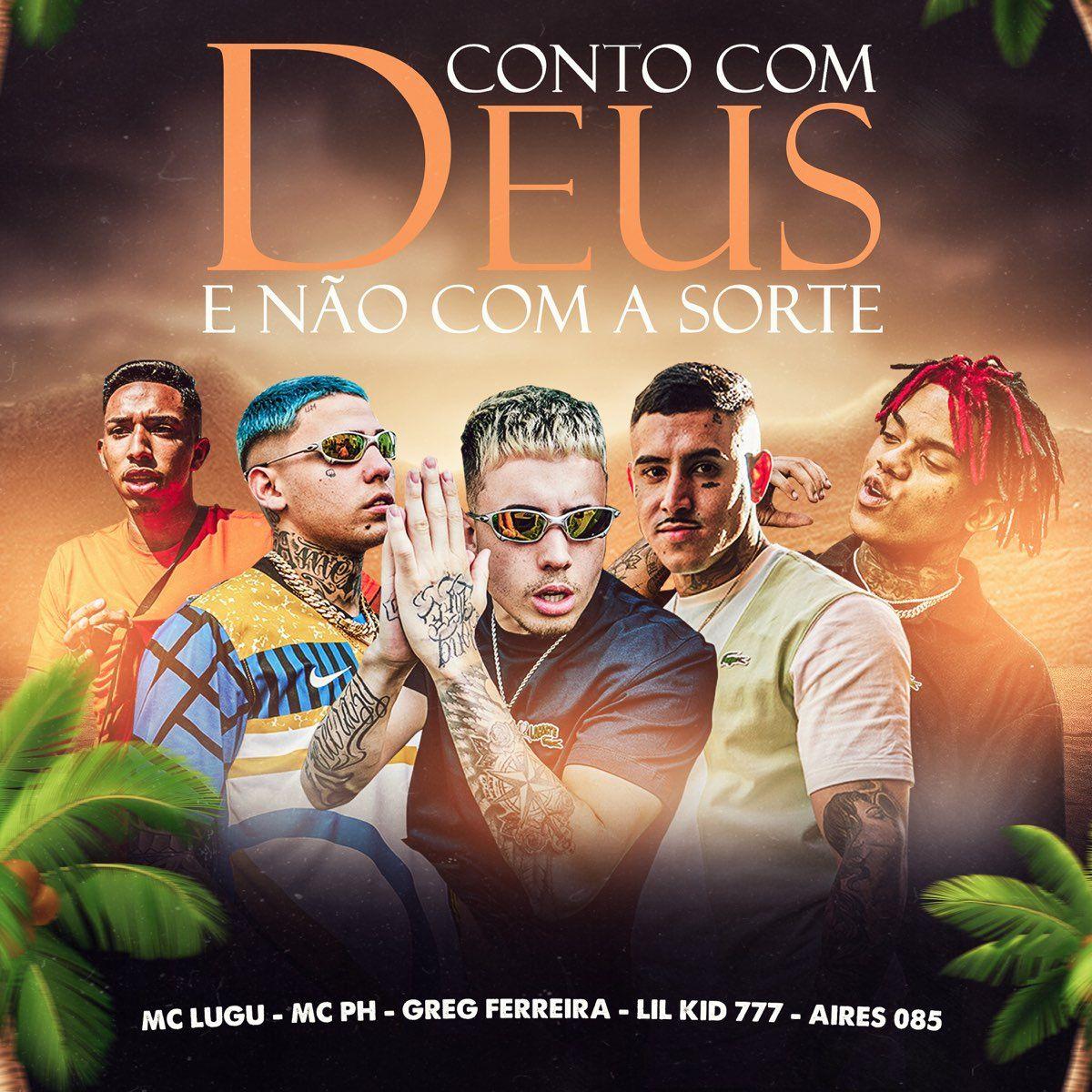 Portada de Sencillo/EP "Conto Com Deus e Não Com a Sorte", de MC PH