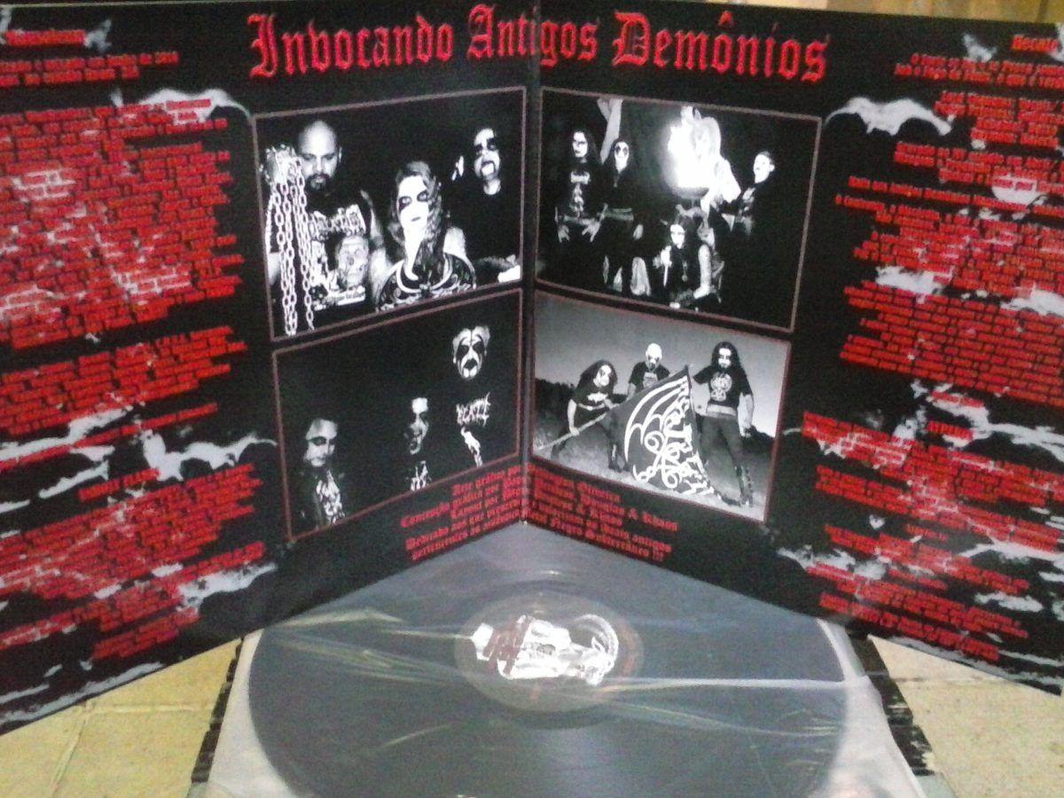 Portada de Álbum "Invocando Antigos Demônios", de Hecate