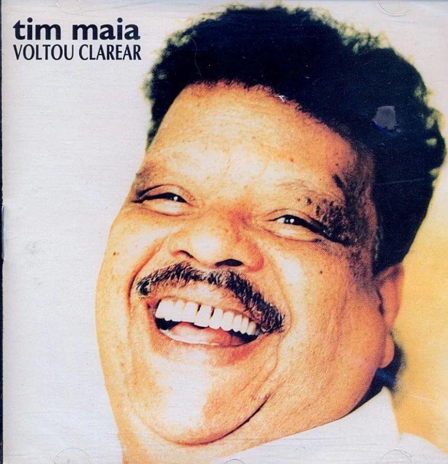 Portada del álbum "Voltou a Clarear", de Tim Maia