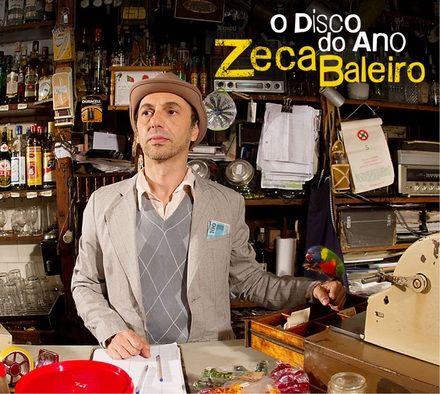 Album cover of "O Disco do Ano" by Zeca Baleiro