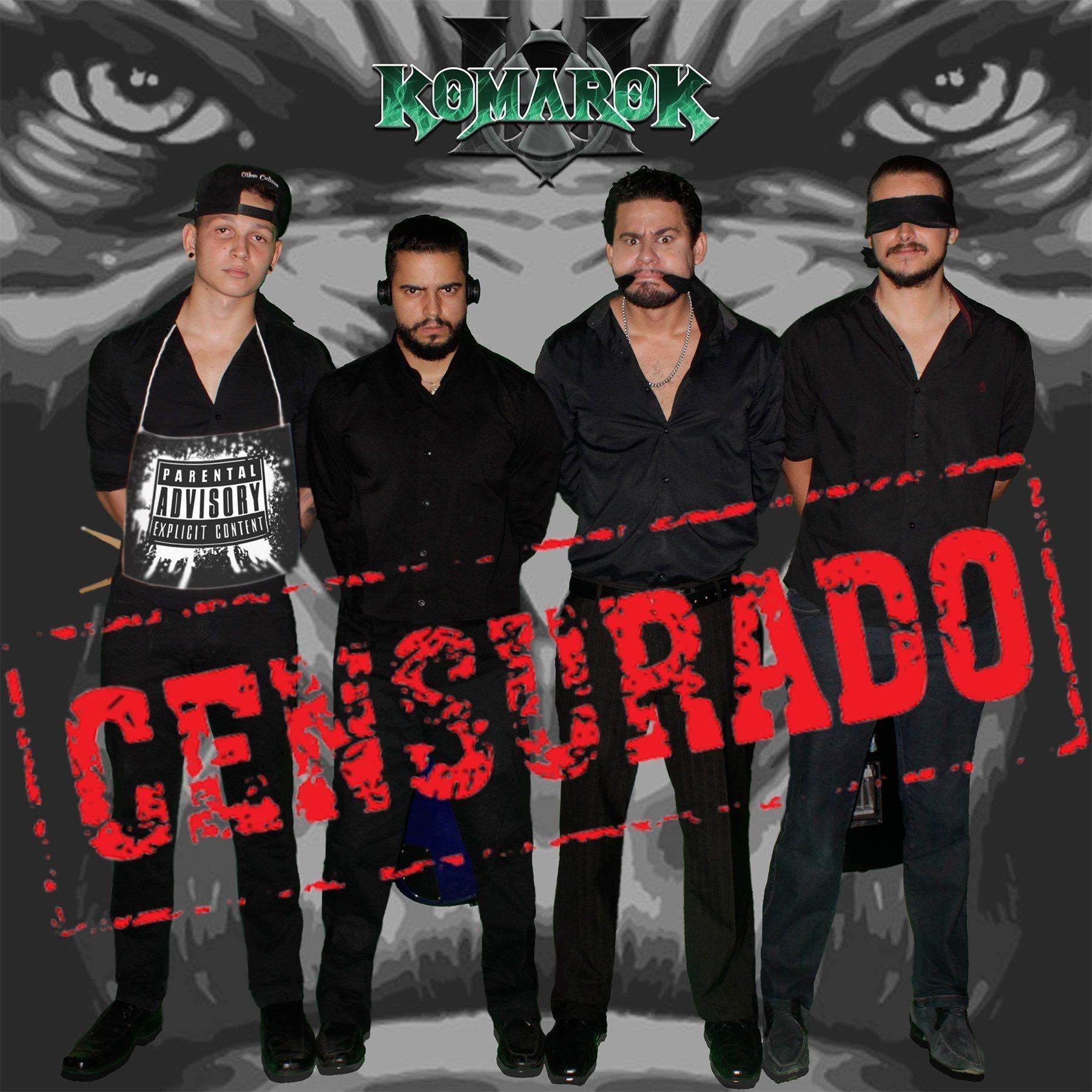 Capa do Álbum "Censurado", de Komarok