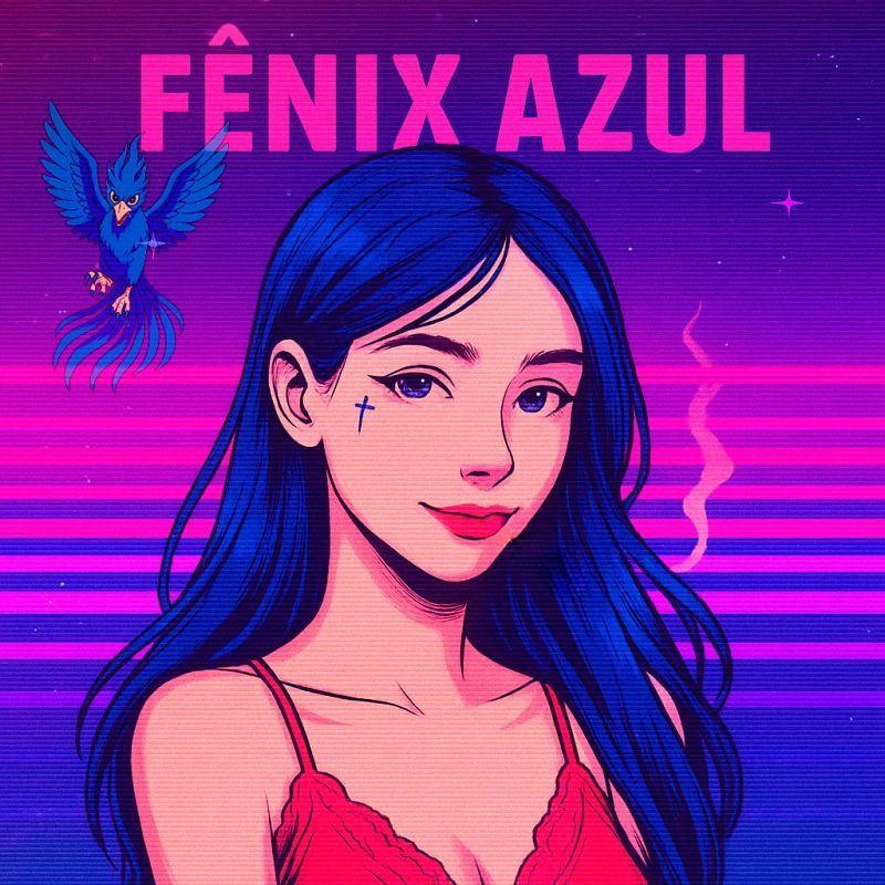 Portada de Sencillo/EP "Fênix Azul", de KO
