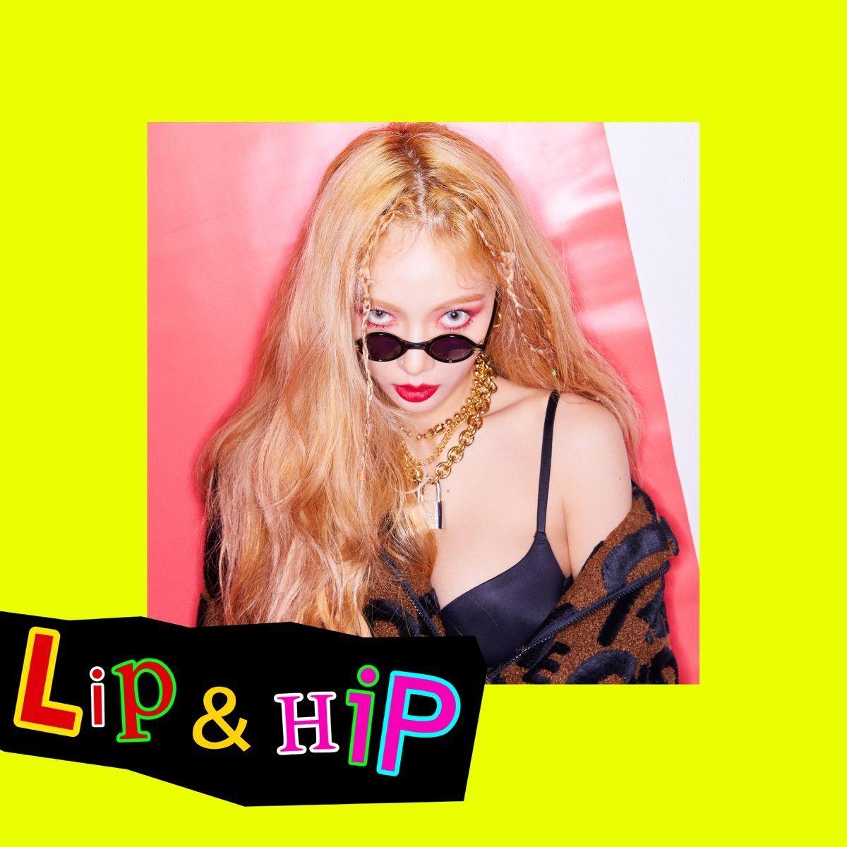 Portada de Sencillo/EP "Lip & Hip", de HyunA