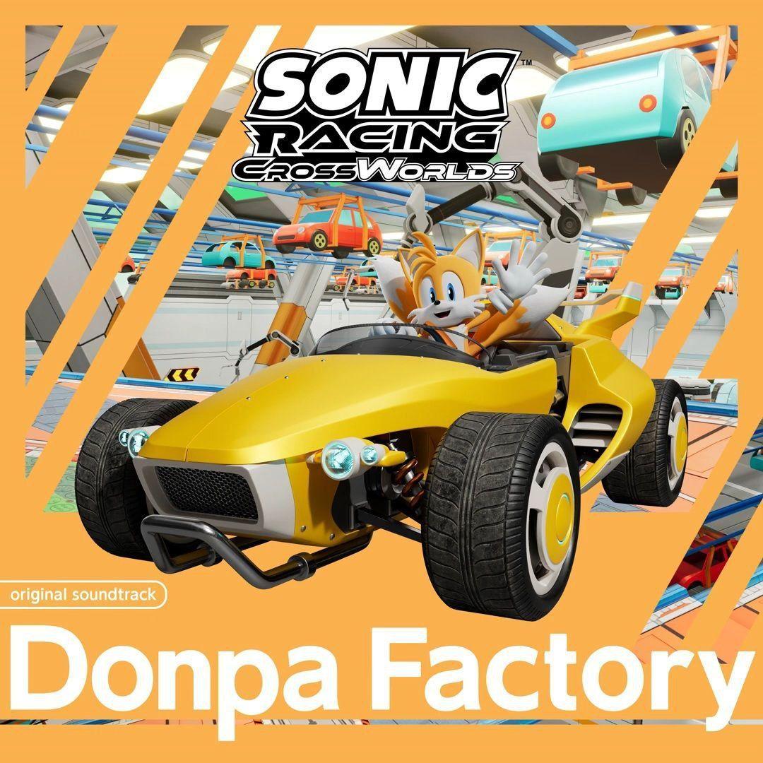 Portada de Sencillo/EP "Donpa Factory - Sonic Racing Crossworlds Original Soundtrack", de Sonic