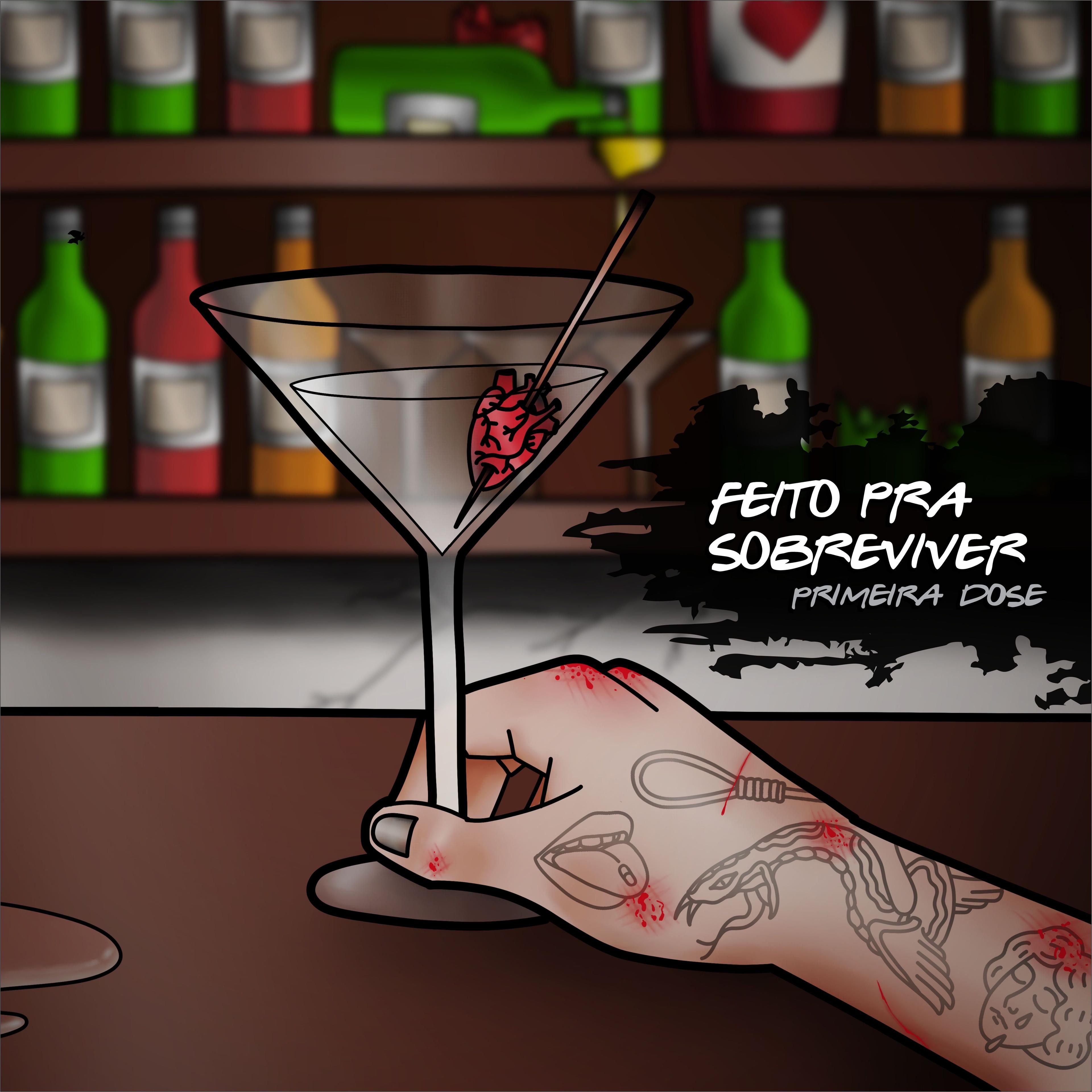 Portada de Álbum "Feito Pra Sobreviver", de Primeira Dose