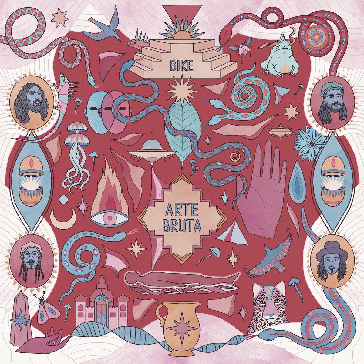 Capa do álbum "Arte Bruta", de Bike