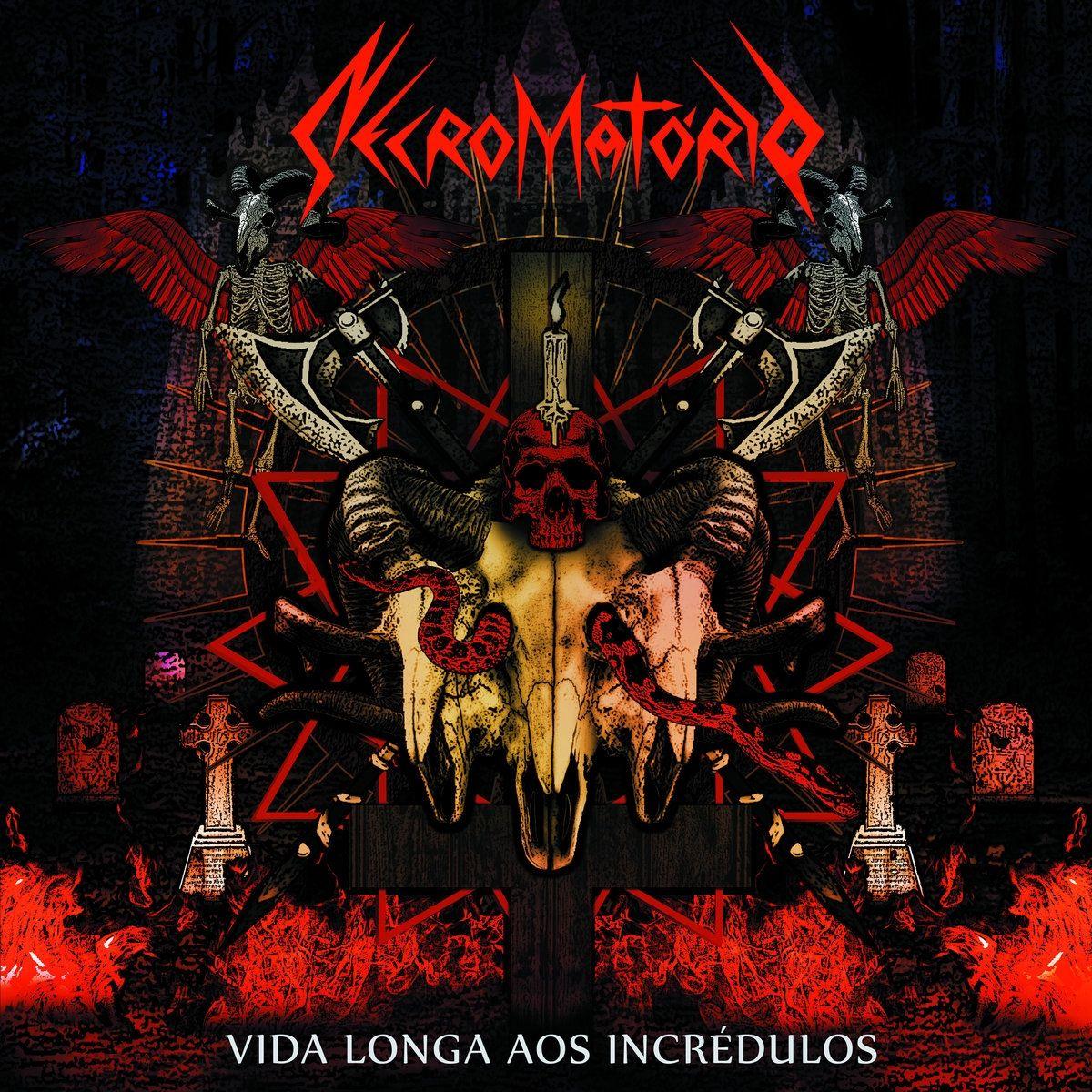 Portada de Álbum "Vida Lona Aos Incrédulos", de Necromatório