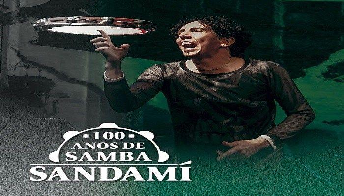 Capa do Álbum "100 Anos de Samba", de Sandamí