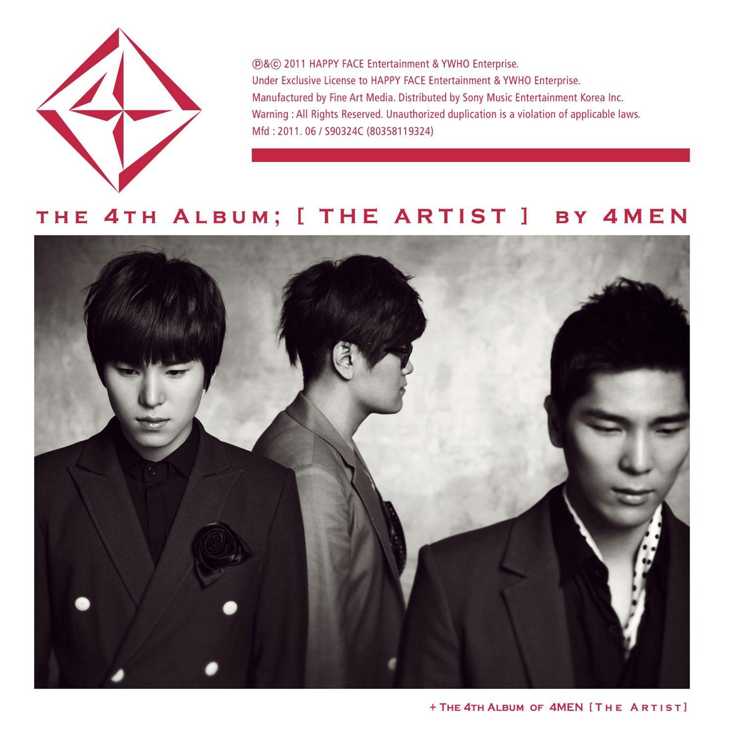 Portada de Álbum "The Artist", de 4MEN
