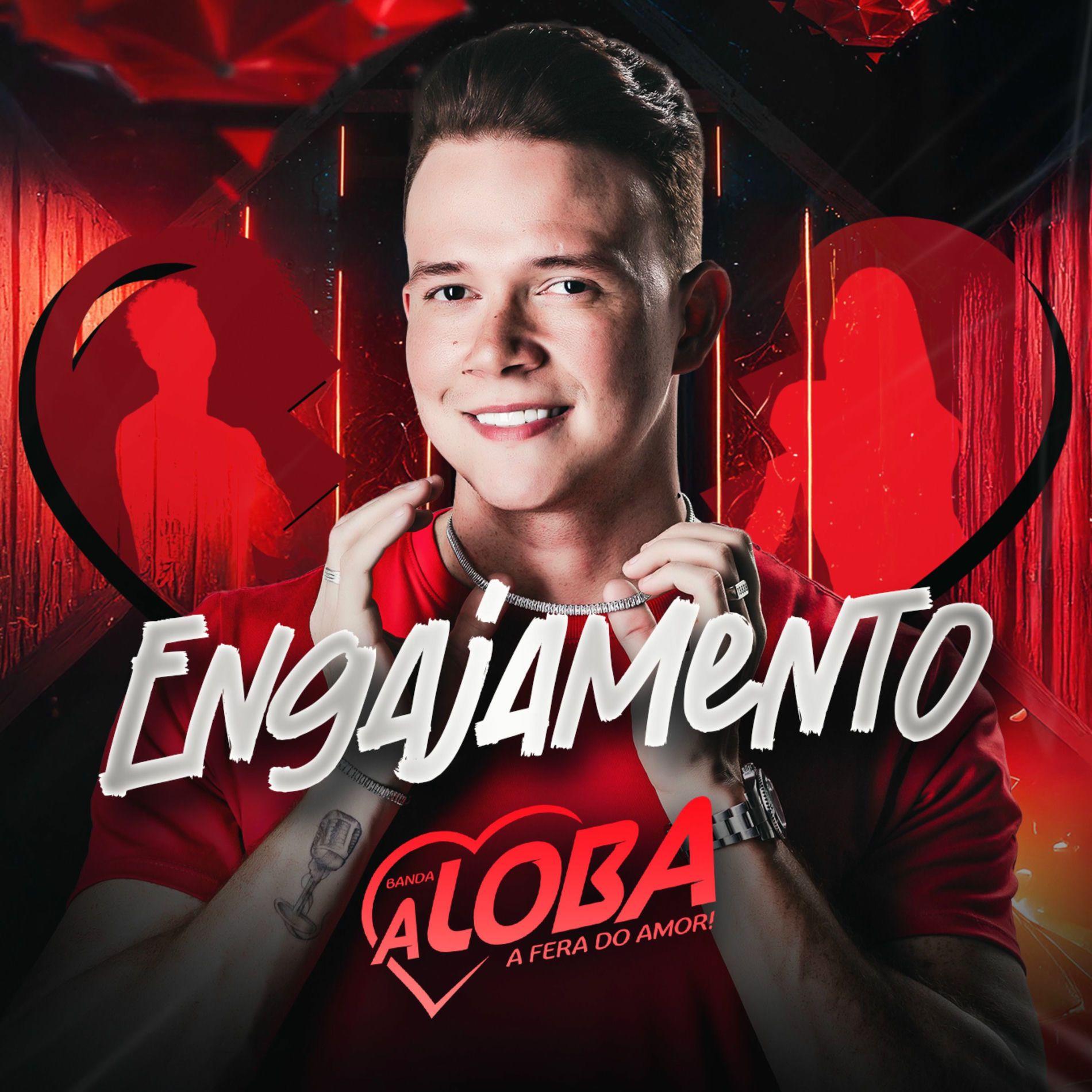 Portada de Sencillo/EP "Engajamento", de Banda A Loba