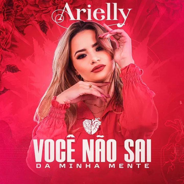 Portada de Sencillo/EP "Você Não Sai da Minha Mente", de Arielly