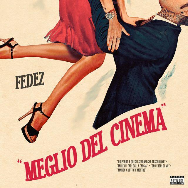 Portada del álbum "MEGLIO DEL CINEMA", de Fedez