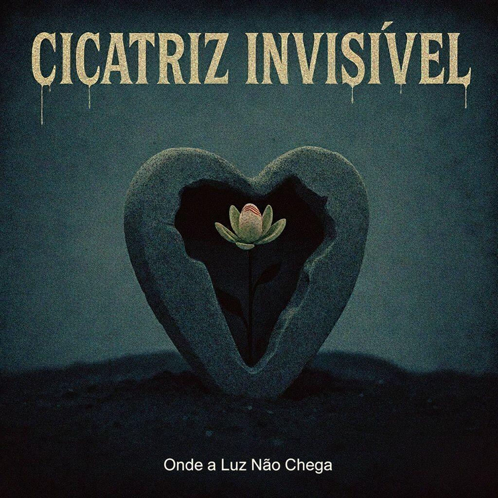 Portada de Sencillo/EP "Onde a Luz Não Chega", de Cicatriz Invisível