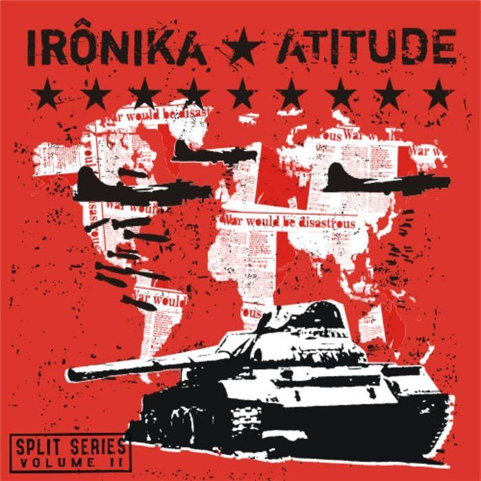 Capa do Álbum "Split Series", de Irônika