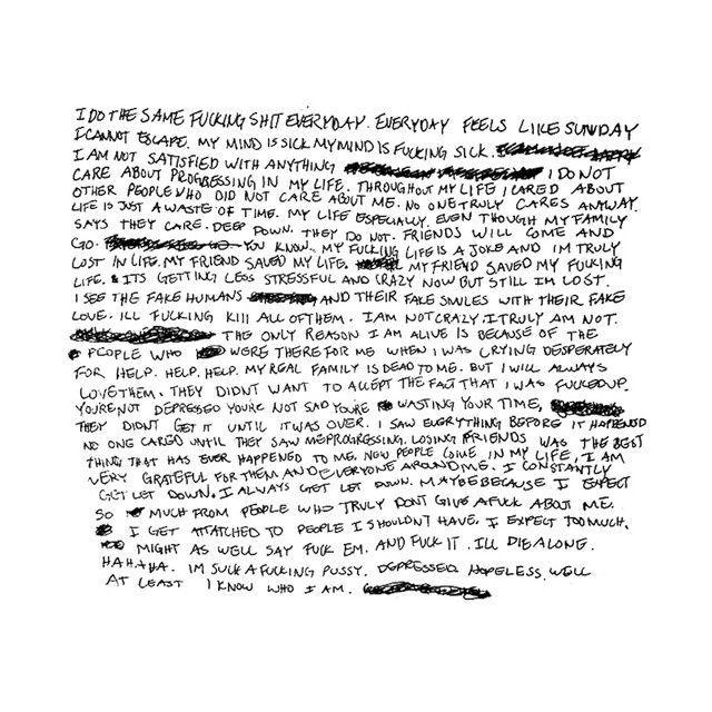 Capa do álbum "Revenge", de XXXTENTACION