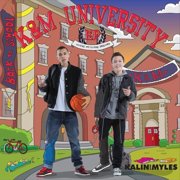 Portada de Sencillo/EP "K&M University", de Kalin and Myles