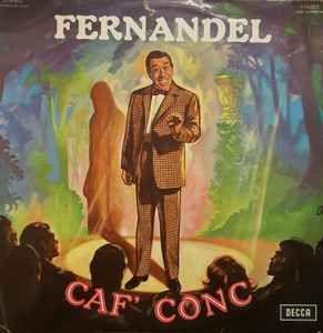 Capa do Álbum "Au Caf' Conc'", de Fernandel