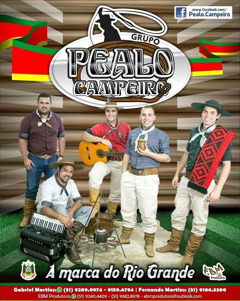 Portada de Álbum "A Marca do Rio Grande", de Grupo Pealo Campeiro