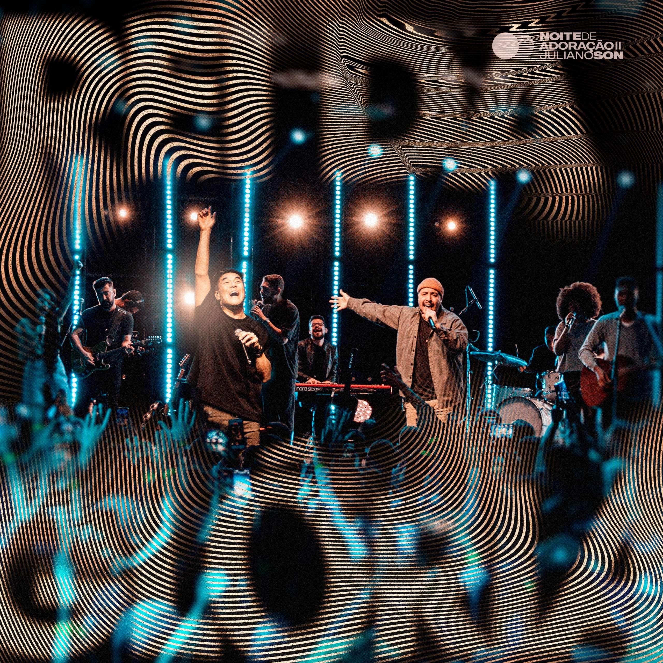 Portada de Sencillo/EP "Rei da Glória (part. Isaías Saad) (Ao Vivo) ", de Juliano Son