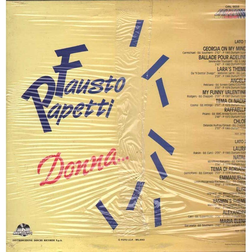 Capa do álbum "Donna...", de Fausto Papetti