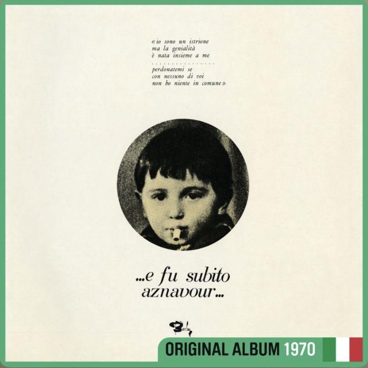 Portada del álbum "...E Fu Subito Aznavour...", de Charles Aznavour