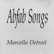 Portada de Álbum "Abfab Songs", de Marcella Detroit