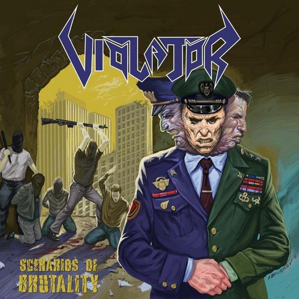 Portada de Álbum "Scenarios of Brutality", de Violator