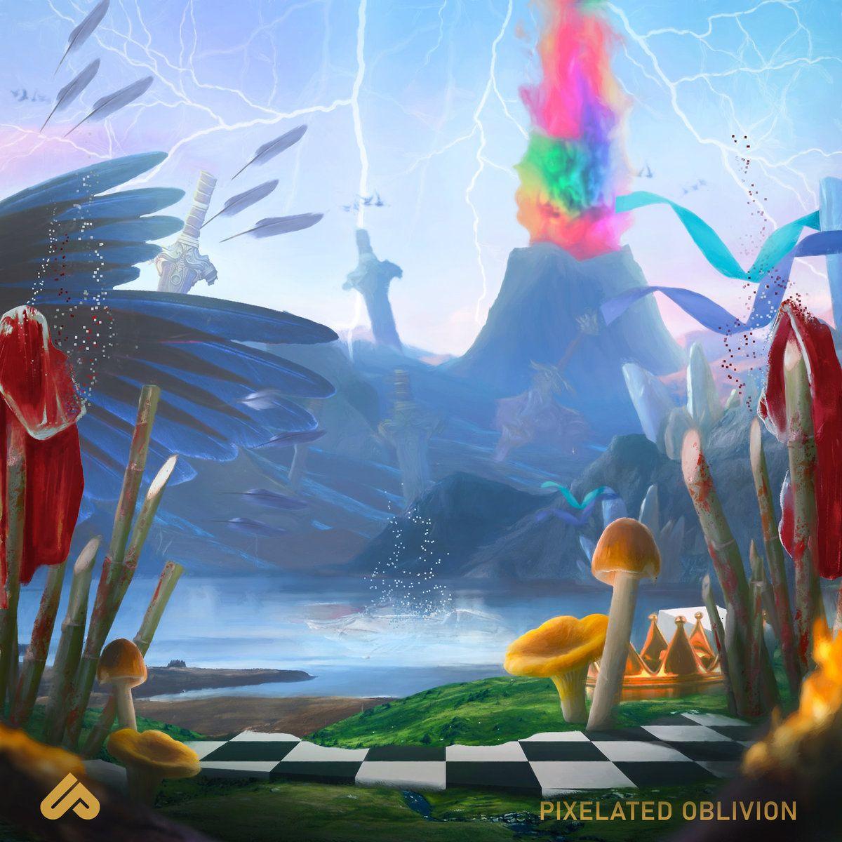 Album cover of "Pixelated Oblivion" by Unlike Pluto