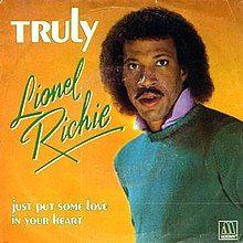 Portada de Álbum "Truly", de Lionel Richie