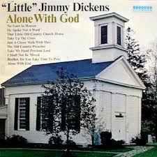 Capa do Álbum "Alone With God", de Little Jimmy Dickens