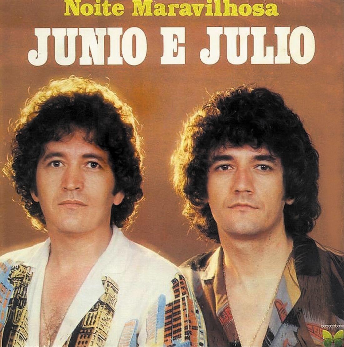Capa do Álbum "Noite Maravilhosa", de Junio e Julio