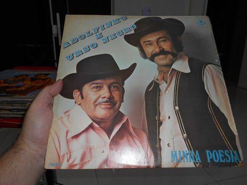 Portada de Álbum "Minha Poesia", de Adolfinho e Urso Negro